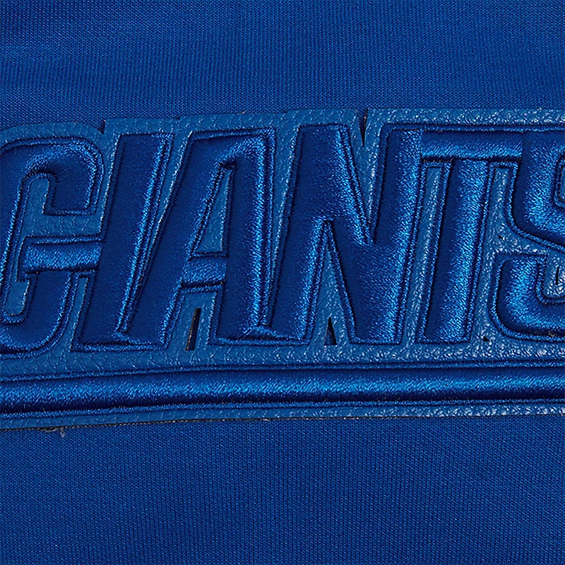 Sweat à capuche triple ton sur Pro Standard Royal New York Giants pour hommes