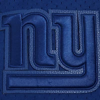 Men's Pro Standard Royal New York Giants Triple Tonal Mesh Button-Up Shirt