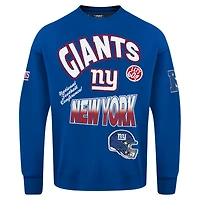 Sweat-shirt à enfiler épaules tombantes Pro Standard Royal New York Giants pour homme