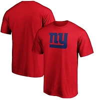 Men's  Red New York Giants Primary Logo T-Shirt