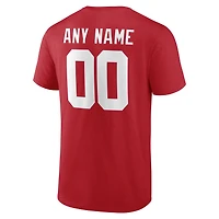 Men's New York Giants Team Authentic Personalized Name & Number T-Shirt