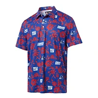 Polo de performance Reyn Spooner Royal New York Giants Pua pour homme