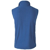 Men's Royal New York Giants Houston Fleece Full-Zip Vest