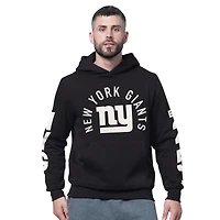 Sweat à capuche en polaire noir Starter pour homme des New York Giants Handoff