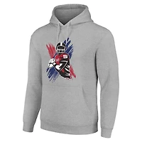 Sweat à capuche en polaire gris chiné pour homme des New York Giants Player X