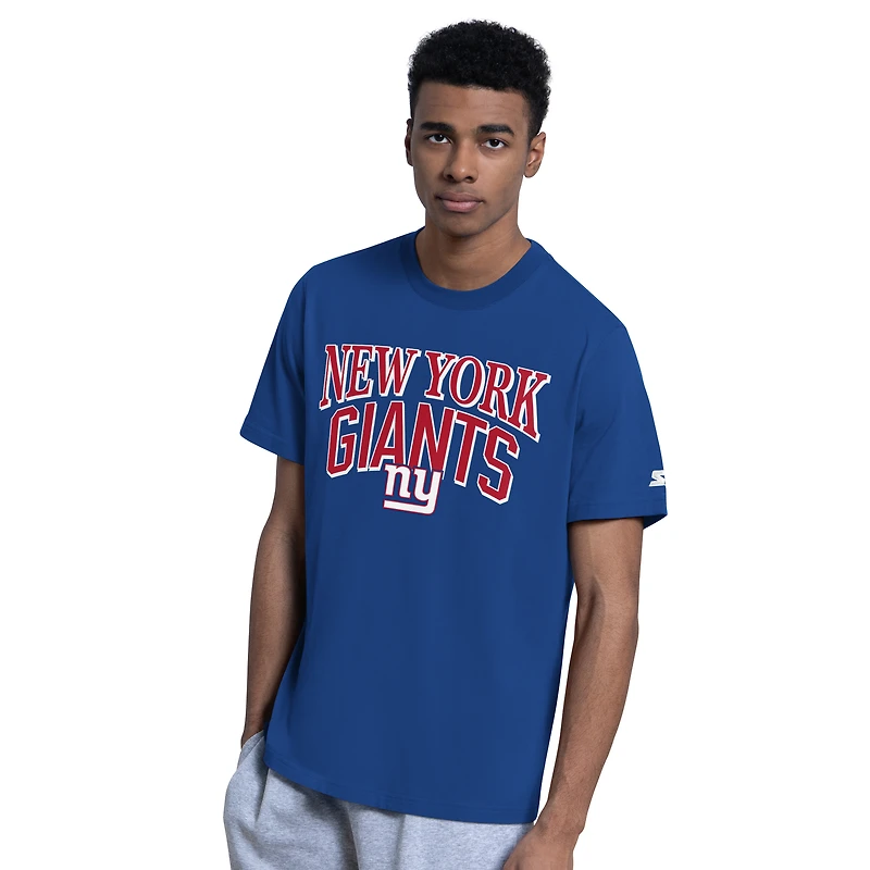 Men's Starter Royal/Gray New York Giants Two-Pack Logo T-Shirt Set