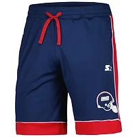 Men's Starter Royal/Red New York Giants Vintage Fan Favorite Shorts
