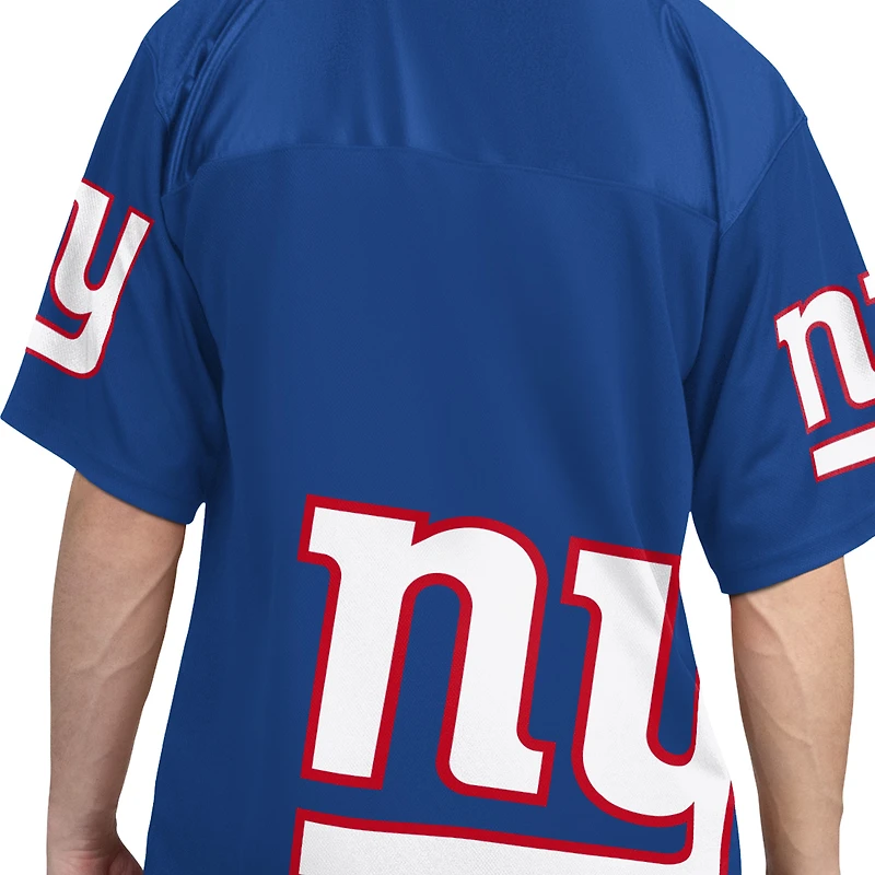 Men's Starter Royal/White New York Giants Short Sleeve & Long T-Shirt Combo Pack