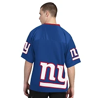 Pack de t-shirts à manches courtes et longues Starter Royal/Blanc pour homme, New York Giants