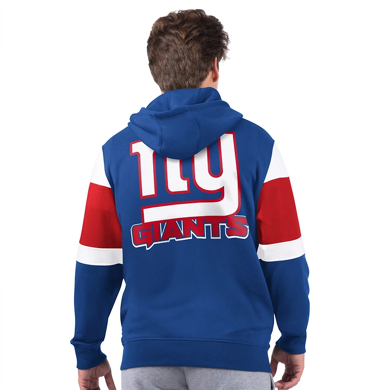Sweat à capuche zippé pour homme Starter Royal New York Giants Extreme