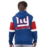 Sweat à capuche zippé pour homme Starter Royal New York Giants Extreme