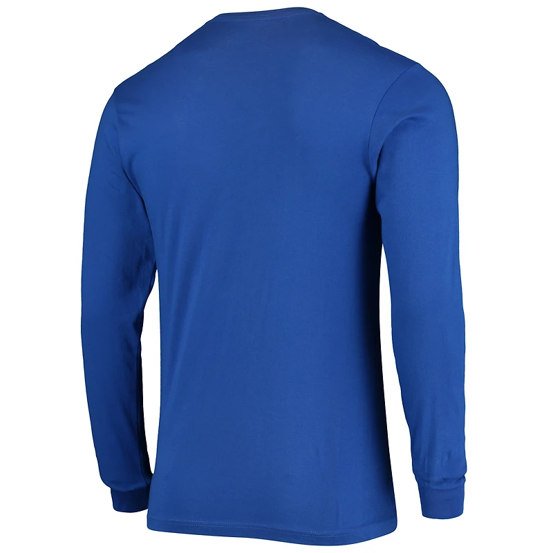 T-shirt à manches longues Starter Royal New York Giants pour homme