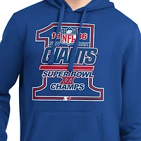 Men's Starter Royal New York Giants Super Bowl XXI Champions Hoodie