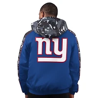 Veste zippée Starter Royal New York Giants Thursday Night Gridiron pour homme