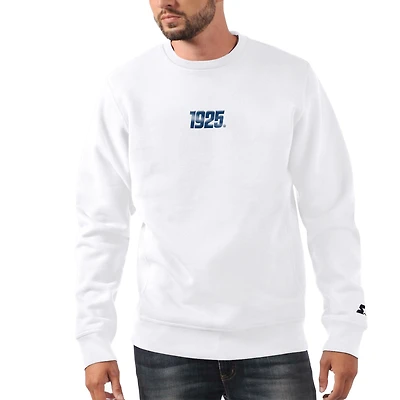 Sweat-shirt à manches longues Starter White New York Giants 1925 pour hommes