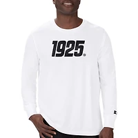 T-shirt à manches longues pour hommes Starter White New York Giants 1925 Collection