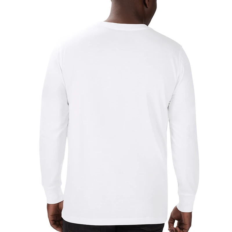 T-shirt à manches longues pour hommes Starter White New York Giants 1925 Collection