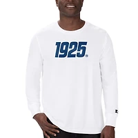 T-shirt à manches longues pour hommes Starter White New York Giants 1925 Collection