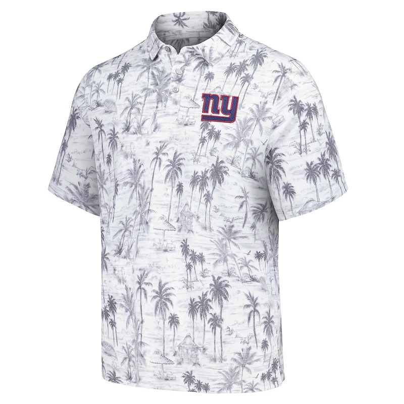 Polo tri-mélange Tommy Bahama New York Giants Cabana Shores IslandZone pour hommes