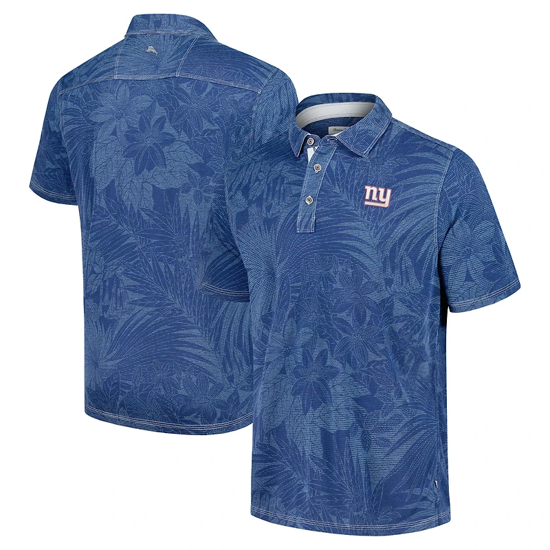 Men's Tommy Bahama Gray New York Giants Sport Santiago Paradise Polo