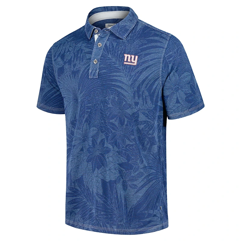 Polo Tommy Bahama Royal New York Giants Sport Santiago Paradise pour homme
