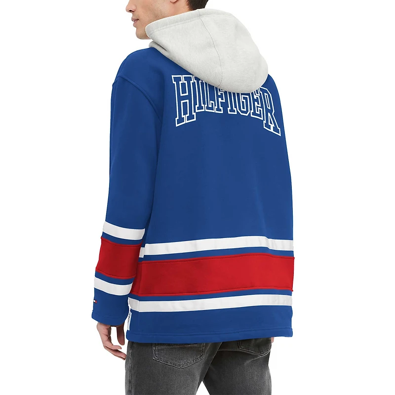 Sweat à capuche tendance Tommy Hilfiger Royal New York Giants Ivan pour hommes