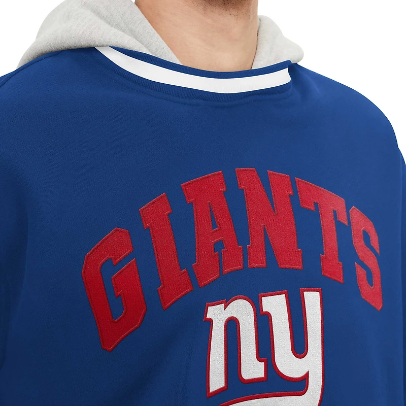Sweat à capuche tendance Tommy Hilfiger Royal New York Giants Ivan pour hommes