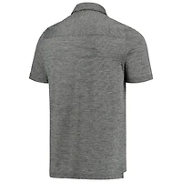 Polo Sankaty à rayures Destin des Giants de New York pour hommes Vineyard Vines Charcoal