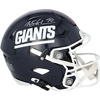 Michael Strahan New York Giants Autographed Riddell 1980-1999 Throwback Speed Flex Authentic Helmet