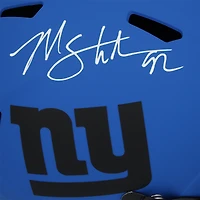 Michael Strahan New York Giants Autographed Riddell Rave Speed Replica Helmet