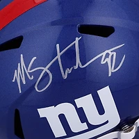 Michael Strahan New York Giants Dédicacé Riddell Speed ​​Replica Casque
