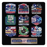 Lot de 9 pin's de collection Mojo New York Giants