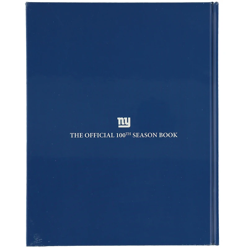 Livre de table basse sur les 100 saisons des Giants de New York