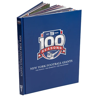 Livre de table basse sur les 100 saisons des Giants de New York