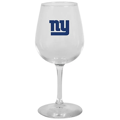 New York Giants 12oz. Stemmed Wine Glass