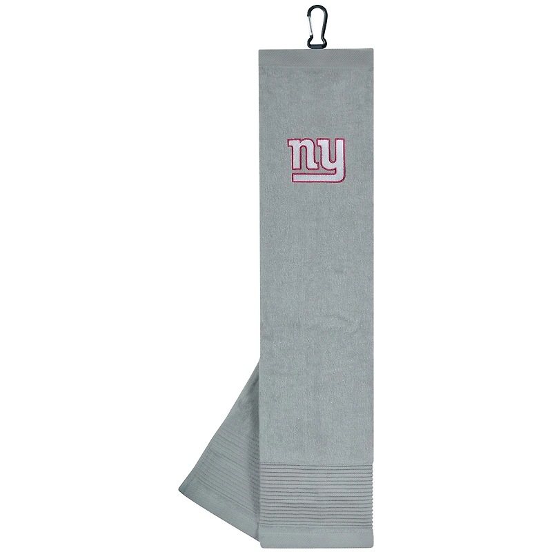 Serviette à trois plis pour le visage et le club des Giants de New York 16 po x 24 po