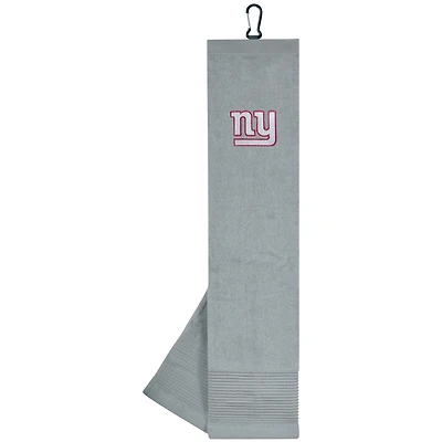 Serviette à trois plis pour le visage et le club des Giants de New York 16 po x 24 po