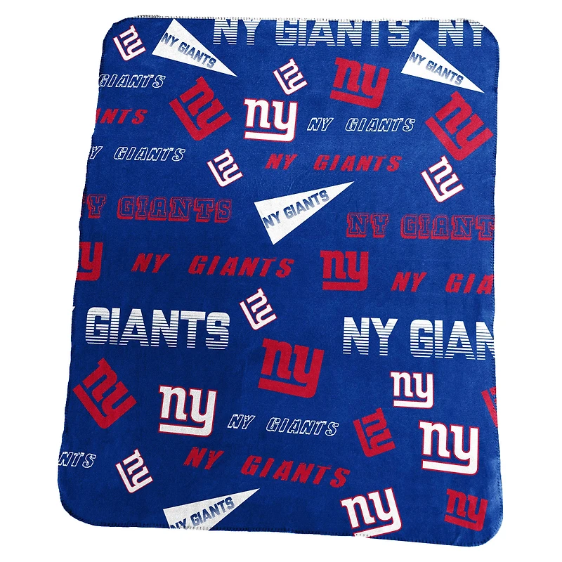 Couverture polaire classique New York Giants 50" x 60"
