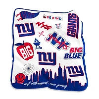 Couverture en peluche Native Raschel des Giants de New York 50'' x 60''