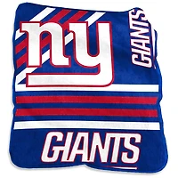 New York Giants 50'' x 60'' Plush Raschel Throw