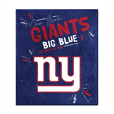 Couverture en peluche des Giants de New York 60" x 70"