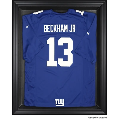 Vitrine de présentation encadrée noire pour maillot des New York Giants