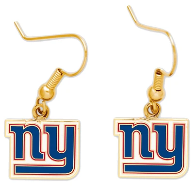 New York Giants Logo Wire Earrings