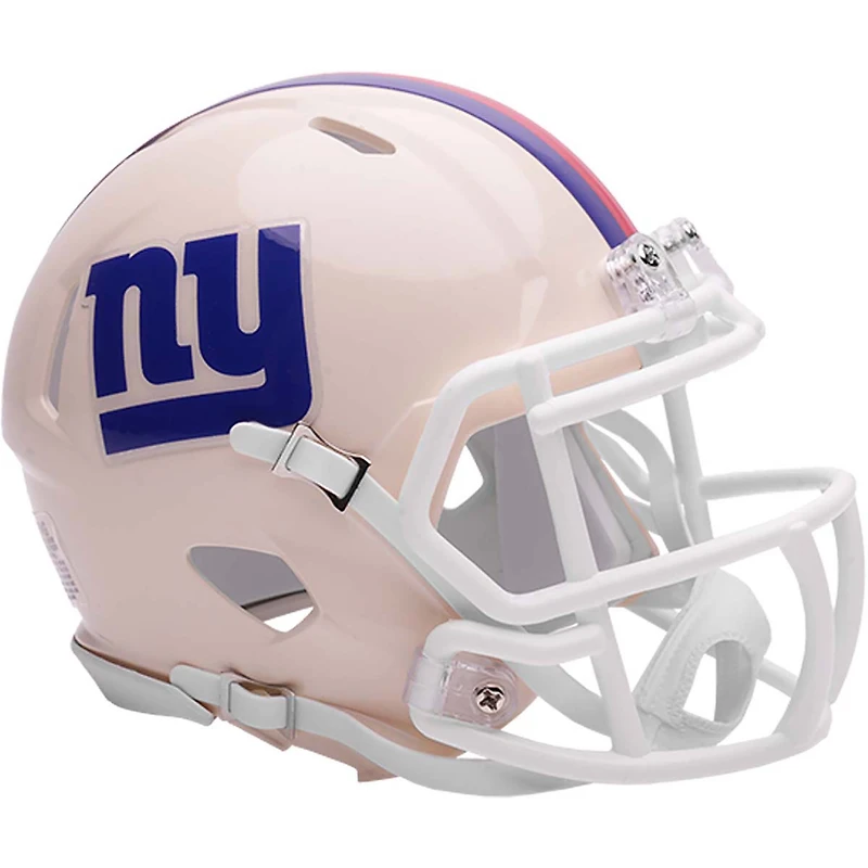 Casque miniature de vitesse de la collection rétro Riddell des Giants de New York