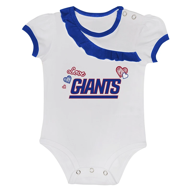 Newborn & Infant New York Giants Love My Team Bodysuit Skirt Set