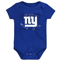 Newborn & Infant New York Giants Team Starter 3-Pack Bodysuit Set