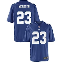 Nike Youth New York Giants Corey Webster Team Color Game Jersey
