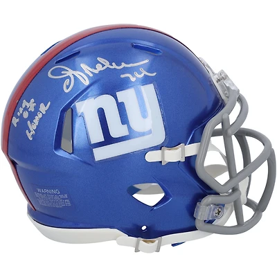 Ottis Anderson New York Giants Autographed Riddell Speed Mini Helmet with "Ring of Honor" Inscription