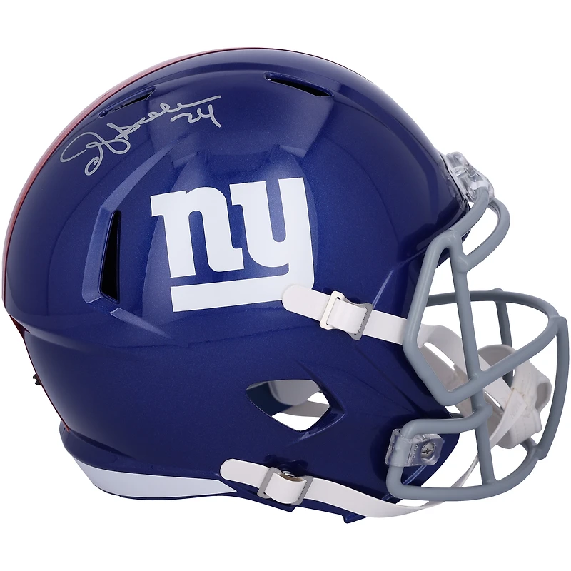 Ottis Anderson New York Giants Autographed Riddell Throwback 1980-99 Speed Replica Helmet