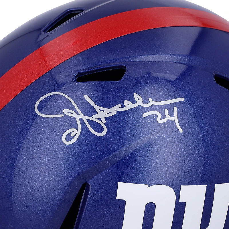 Ottis Anderson New York Giants Autographed Riddell Throwback 1980-99 Speed Replica Helmet